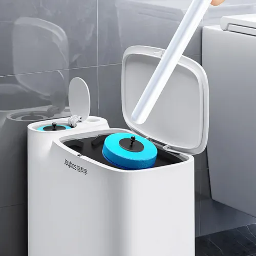 JOYBOS Multifunctionele Prullenbak met Wegwerp Toiletborstel M04